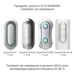 Набір мастурбатора із нагрівачем Tenga Flip Zero Red + Flip Warmer - мініатюра 6