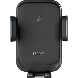 Автотримач із бездротовою зарядкою Proove Nitro Charge 15W Matte Black (WHNC15002005) [166255] - мініатюра 2