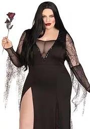 Костюм Мортіші Аддамс Leg Avenue Sexy Spooky Morticia 3X–4X - мініатюра 1