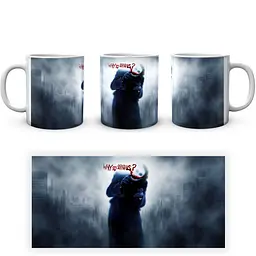 Кухоль GeekLand Джокер Joker Why so serious JK.02.351 330 мл білий - мініатюра 3