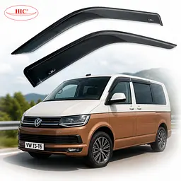 Дефлектори вікон вітровики HIC для Volkswagen T5- T6 2003-2015 2 шт (VW02-IJ) - мініатюра 4