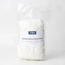 Наволочка декоративна ТЕП Velour Мозаїка 45х45 см молочний (2-05175_36295) - мініатюра 7