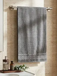 Турецький бамбуковий махровий рушник Zeron 70х140 Bamboo Grey