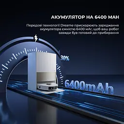 Робот-пилосос з вологим прибиранням Dreame Bot L20 Ultra Complete White - мініатюра 10