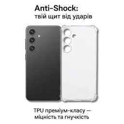Чохол до мобільного телефона BeCover Anti-Shock Samsung Galaxy S25 FE SM-S731 Clear (714384) - мініатюра 5