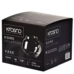 Ваза Krosno Home, скло, d23,6 см (898827) - мініатюра 2