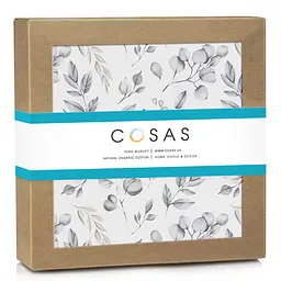 Пелюшки фланелеві Cosas Steppe Flowers 80х100 см, сірі