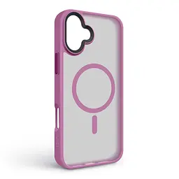 Чехол для Apple iPhone 16 Plus, Uniq MagCase, розовый, противоударный, панель-накладка с MagSafe, ударопрочный TPU+PC, с магнитом MagSafe, поддержка полноценной беспроводной зарядки, ArmorStandart (ARM79504) - мініатюра 2