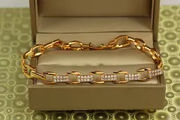 Браслет Xuping Jewelry Тріумф 17 см 8 мм золотистий