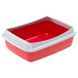 Туалет для котів Ferplast Litter Tray Nip Plus 10 бордовий 47x36x15.5 см 72041099