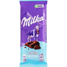 Шоколад Milka Bubbles молочний пористий 80 г