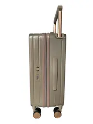 Валіза Milano bag 015 колір шампань розмір середній M - мініатюра 4