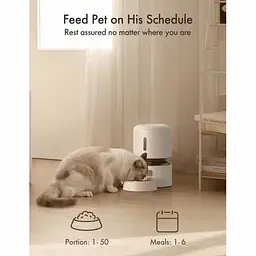 Автоматична годівниця Petlibro Granary Automatic Feeder White 3 л (0619988626630) - мініатюра 2