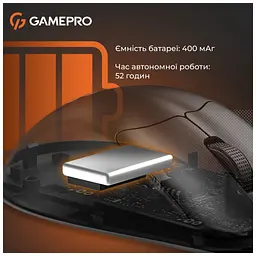 Мишка GamePro Genesis Avenger Wireless/Bluetooth/USB Black (GM096B) - мініатюра 4
