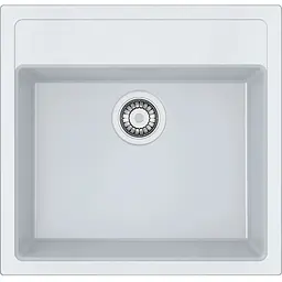 Кухонна мийка Franke Sirius тектонайт, прямокут., без крил, 560х530х200мм, чаша - 1, врізна, білий
