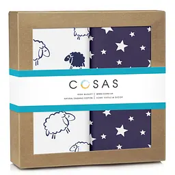 Багаторазові пелюшки дитячі SHEEP CS4 2шт COSAS (4822052127865)