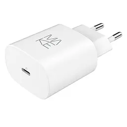 Зарядний пристрій мережевий MAKE 25W GaN3 Mini Type-C PD3.0 White - мініатюра 2