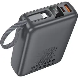 Портативний акумулятор Hoco Q39 Eminente 22.5W+PD20W 20000mAh metal grey - мініатюра 3