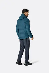 Чоловічий пуховик Rab Microlight Windstopper Hoody L Чорний - мініатюра 3