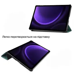 Чохол-книжка BeCover Smart Case для Samsung Galaxy Tab S10 Lite SM-X400/406 10.9" Dark Green (713838) - мініатюра 4
