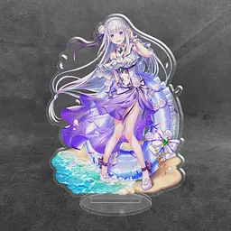 Акрилова колекційна фігурка Аніме: Re:Zero. Життя з нуля в альтернативному світі - Емілія 1 15 см - мініатюра 2