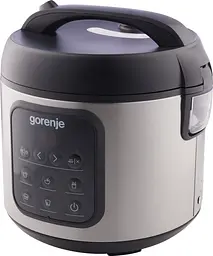 Мультиварка Gorenje 476Вт міні 2л 5 програм метал/пластик чорний - мініатюра 4