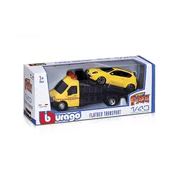 Ігровий набір Bburago Автоперевізник з Alfa Romeo Mito (18-31406) - мініатюра 2