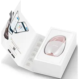 Масажер для очей та обличчя GESKE Cool & Warm Eye and Face Massager 7 в 1 пудровий - мініатюра 6