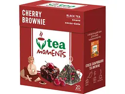 Чай пакетований фруктовий та трав'яний Tea Moments Cherry Brownie 36г (1,8) NEW 20 пакетиків