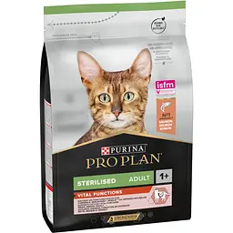 Сухий корм для стерилізованих котів Purina Pro Plan Sterilised, з лососем, 3 кг (12398595) - мініатюра 2