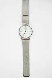 Наручний годинник жіночий Geneva Steel Silver Сріблястий (800) - мініатюра 9
