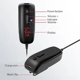Бездротовий мікрофон для телефону, смартфона петличний Savetek P7-UHF (100672) - мініатюра 3