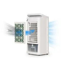 Міні-кондиціонер 4 в 1 з іонізатором Klarstein Ice Wind (10033496) білий - мініатюра 3