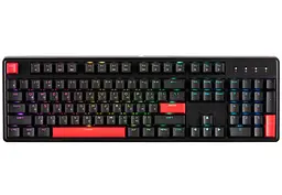Механічна ігрова клавіатура Lemokey X3H3UA Black Switch Keychron Brown, QMK/VIA, Hot-Swap, EN/UKR, RGB - мініатюра 1