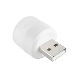 Лампочка світильник USB 5v 1w LED Білий (Холодний) - мініатюра 2