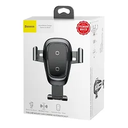Автотримач для телефона з БЗП Baseus Metal Holder Air Outlet Tarnish (WXYL-B0A) - мініатюра 2