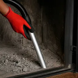 Пилосос для золи Kaminer ODK006-15L 26239 1200 Вт 15 л HEPA + тканинний фільтр функція повітродувки нержавіюча сталь - мініатюра 7