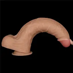 Вібратор Lovetoy Power Basics Cock 11'' 28.3 см (тілесний) - мініатюра 11