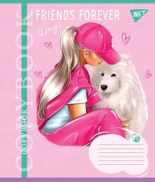 Набір зошитів Yes Friends forever А5 в клітинку 24 аркуші 20 шт. (67015) - мініатюра 6