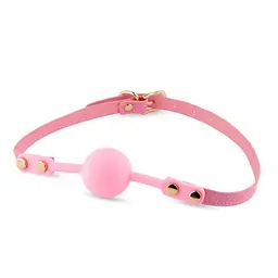 Кляп Knebel Ball Gag рожевий - мініатюра 1