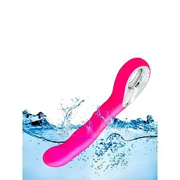 Вібратор для стимуляції точки G з гнучким корпусом та USB-зарядкою рожевий - мініатюра 3