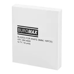 Леза для ножів Buromax 9 мм 10 шт. (BM.4690) - мініатюра 2