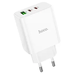 Зарядний адаптер блок живлення 3 порти 40 вт Hoco C126a Pure power 3-port 40w - мініатюра 3