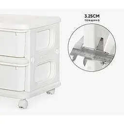 Дитячий стелаж Mealux Oscar White (KD-E011 White) - мініатюра 4