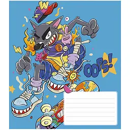 Зошит учнівський Школярик Oops в лінію 12 аркушів 30 шт. (012-3261L) - мініатюра 5