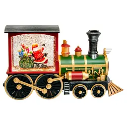 Новорічний нічник XMAS 2110 Snow Water Lantern, лід нічник на батарейках у дитячу | нічник на батарейках (ST) - мініатюра 4