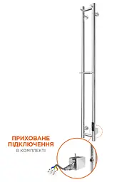 Електрична рушникосушка Mario e-Inox Соле 1170x140 TR 2.0 K 2.13.046353.P, Хром, універсальне (коннектор), Електронний - мініатюра 4