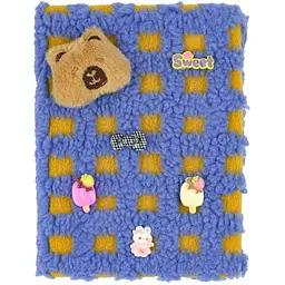 Блокнот А5 ZiBi Capybara 19 Kids Line плюшевий клітинка 80 аркушів (ZB.700040) - мініатюра 2