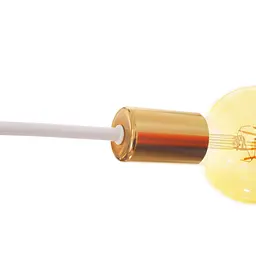 Люстра Brille лофт стельова в спальню Е27 60W WH (BR-01 604C/5) - мініатюра 2