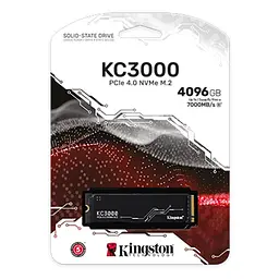 SSD накопичувач 4TB Kingston KC3000 M.2 2280 PCIe 4.0 x4 NVMe 3D TLC (SKC3000D/4096G) - мініатюра 3
